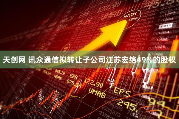 天创网 讯众通信拟转让子公司江苏宏络49%的股权