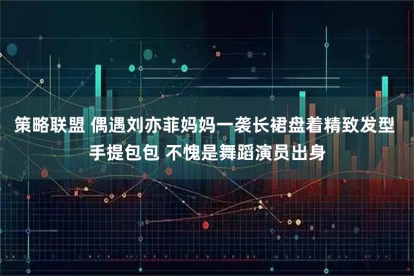 策略联盟 偶遇刘亦菲妈妈一袭长裙盘着精致发型 手提包包 不愧是舞蹈演员出身