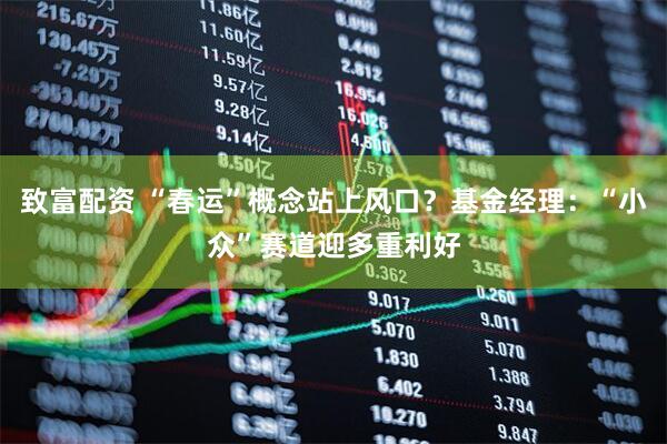 致富配资 “春运”概念站上风口？基金经理：“小众”赛道迎多重利好