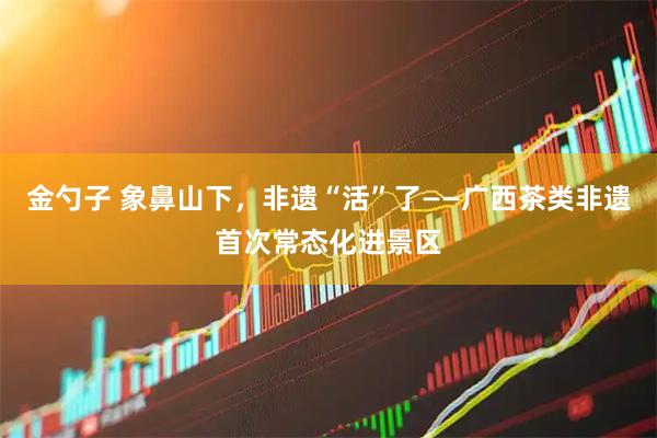 金勺子 象鼻山下，非遗“活”了——广西茶类非遗首次常态化进景区
