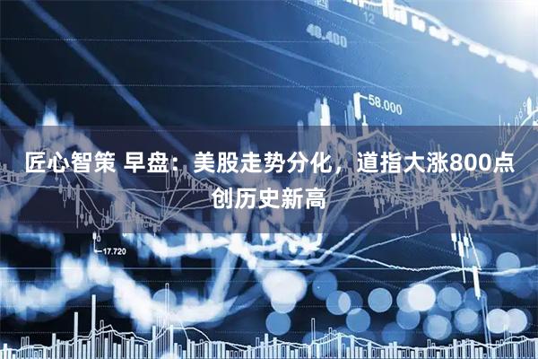 匠心智策 早盘：美股走势分化，道指大涨800点创历史新高