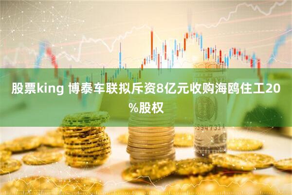 股票king 博泰车联拟斥资8亿元收购海鸥住工20%股权